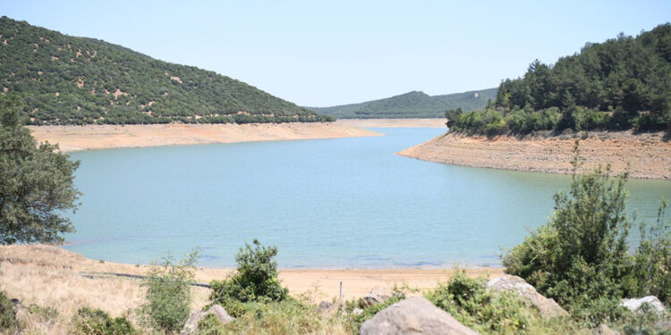 Kadıköy Barajı'nda su seviyesi 4 milyon metreküpe geriledi