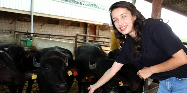 Kadın çiftçi kredisiyle, 2 yılda süt işletmesi kurdu
