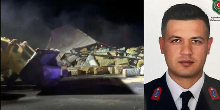 Kamyonetin çarptığı astsubay şehit oldu