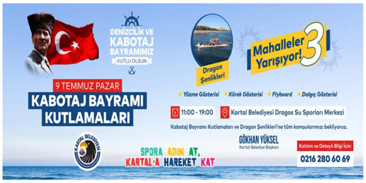 Kartal’da kabotaj bayramı etkinliği gerçekleştirilecek