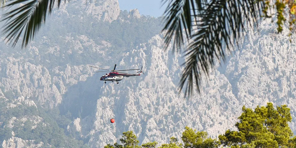 Kemerdeki orman yangini 5inci gunundes - öne çıkan - haberton