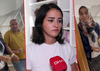 Kiracısının kapısına dayanan ev sahibi, tehditler savurdu