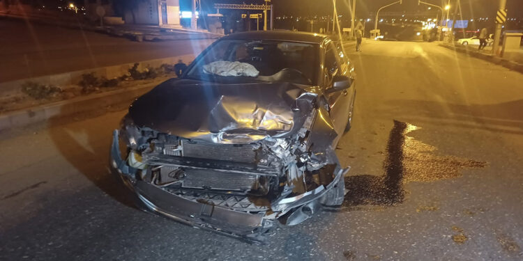 Kırıkkale'de iki otomobil çarpıştı: 5 yaralı