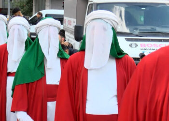 Küçükçekmece'de evrensel Aşura matem merasimi