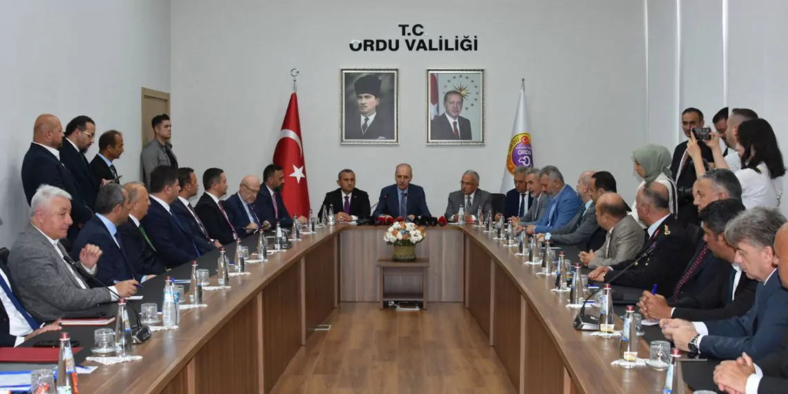 Kurtulmuş, ordu'da afad bilgilendirme toplantısı'na katıldı