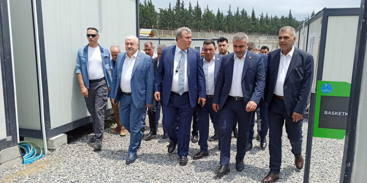 MHP'nin deprem kurulu, Hatay'da