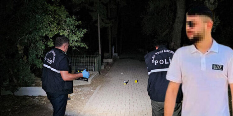 Mezarlıkta başından vurulmuş halde bulundu