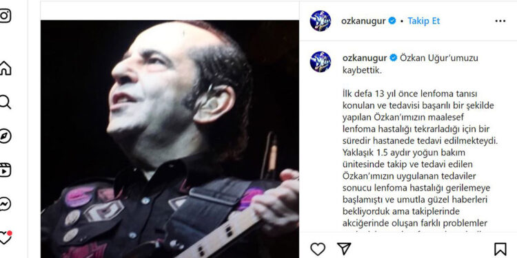 Özkan Uğur'un ailesinden açıklama geldi