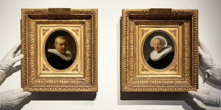Rembrandt'ın iki portre eseri, 13 milyon Euro’ya satıldı