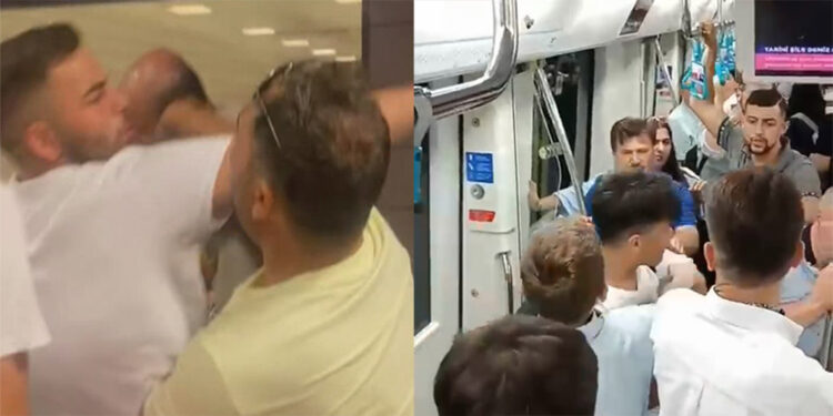 Toplu taşımada kadınları görüntüleyen şüphelilere dayak