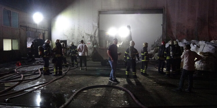 Yakıt hazırlama tesisinde 2 gün arayla yangın