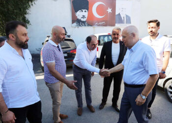 Yaşar, Yeni Başkent Oto Sanayi Sitesi’ni ziyaret etti