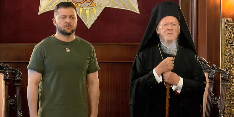 Zelenski ve Bartholomeos'tan görüşme sonrası açıklama