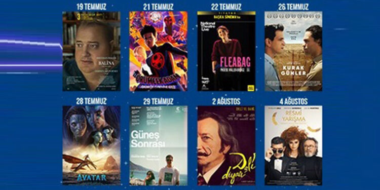 Akmerkez'de açık hava sinema gösterimleri başlıyor