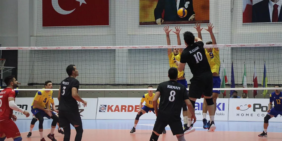 Avrupa i̇şitme engelliler voleybol şampiyonası'nda iki galibiyet