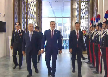 Hakan Fidan Roma'ya gitti