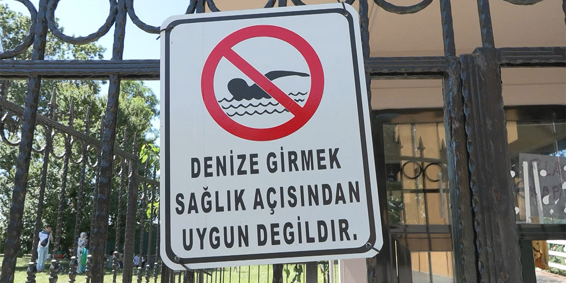 Güneş Plajı'na gelenler kapıda kaldı