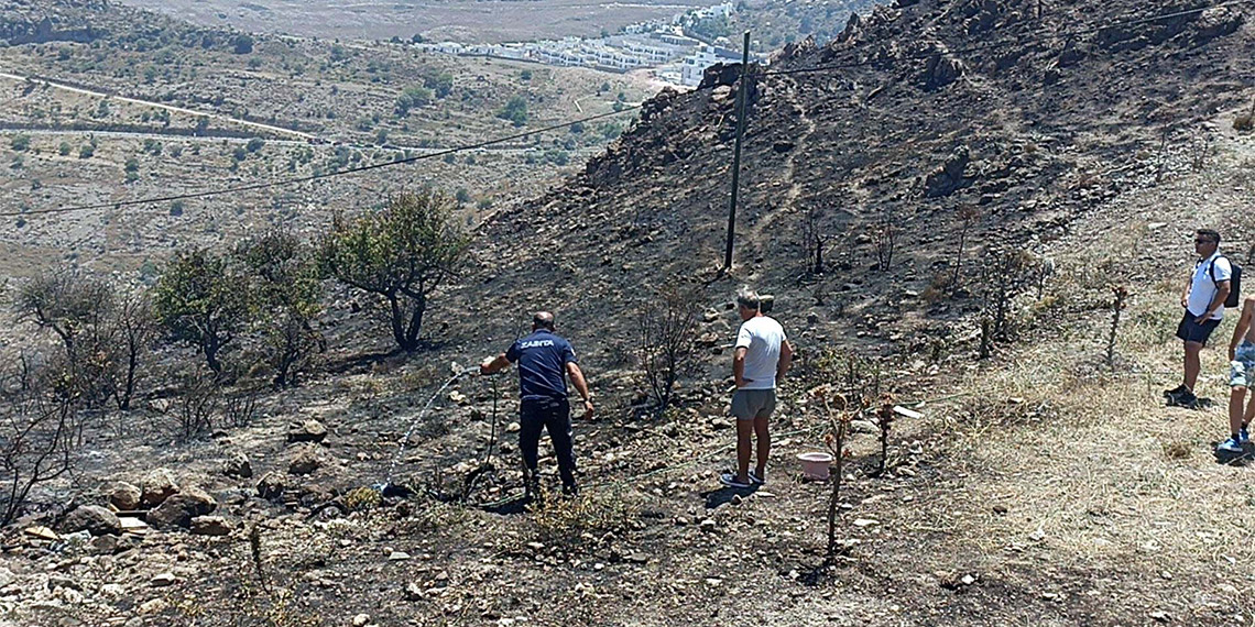 Bodrum'da çıkan yangın tiny house'lara sıçradı