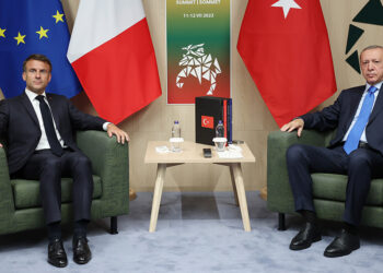 Erdoğan Fransa Cumhurbaşkanı Macron ile görüştü