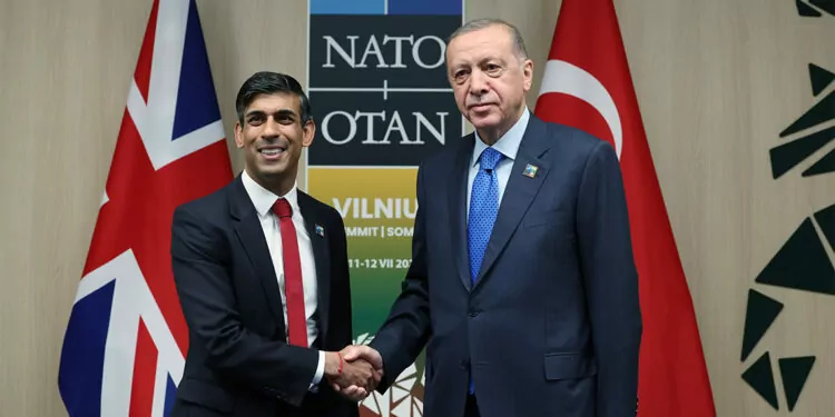 Erdoğan i̇ngiltere başbakanı rishi sunak ile görüştü