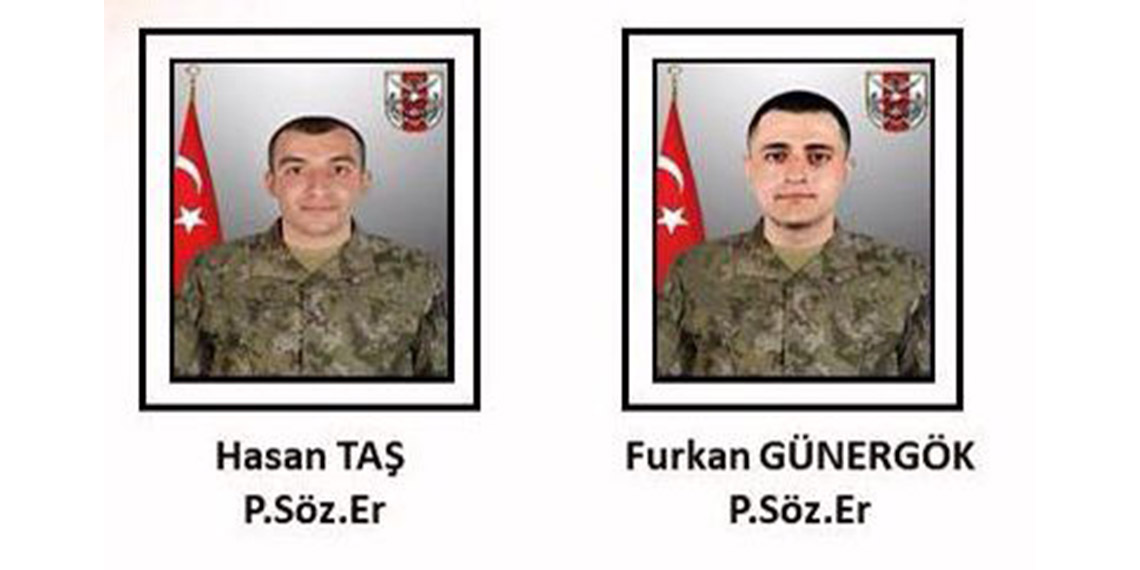 Pençe-Şimşek Harekatı Bölgesinde 2 asker şehit