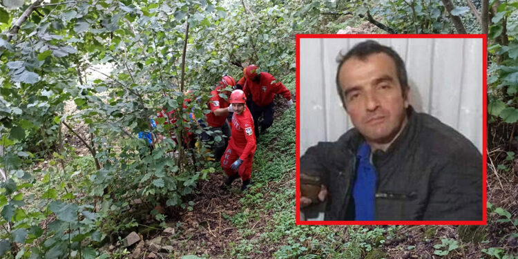 Giresun'da fabrikada göçük altında kalan işçiden iletişim kesilmişti, derede cansız bedenine ulaşıldı.