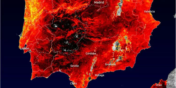 İspanya'da aşırı sıcak hava dalgası