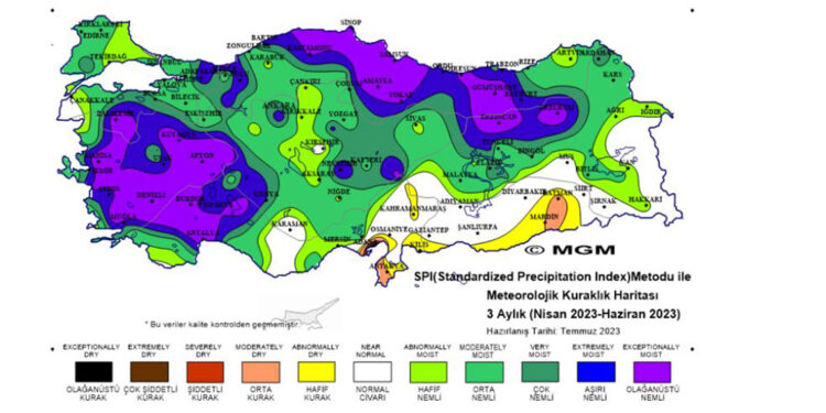 Sel sonrası kuraklık tehlikesi