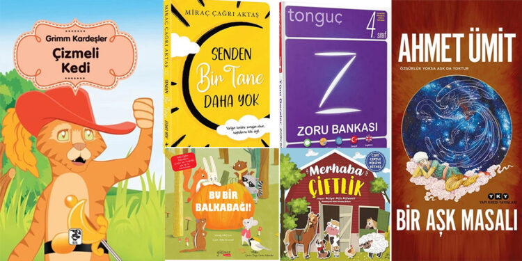 2023 yılının ilk yarısında en çok satılan kitaplar belli oldu