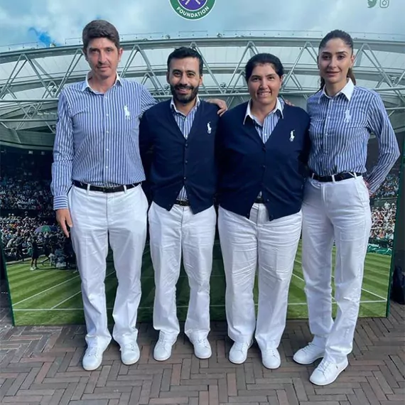 Sezonun üçüncü grand slam tenis turnuvası wimbledon'da görev alan türk hakemler konuştu.