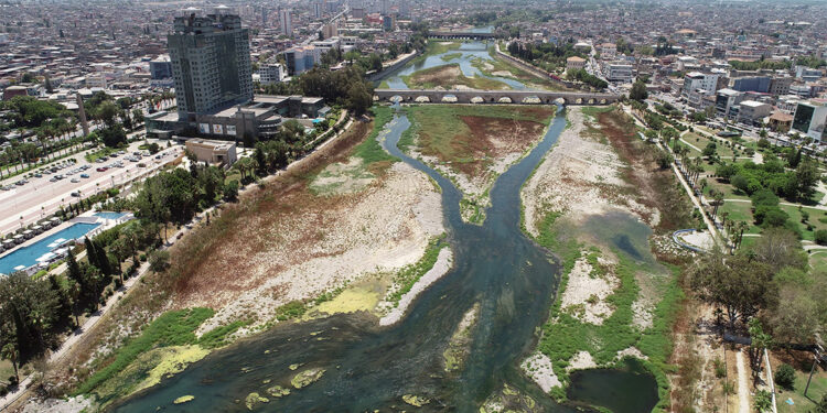 Adana'da manzarasıyla cazibe merkezi özelliği taşıyan Seyhan Nehri bataklığa döndü. Nehrin havzasını 2 metreyi aşan yosunlar, yabani otlar kapladı.