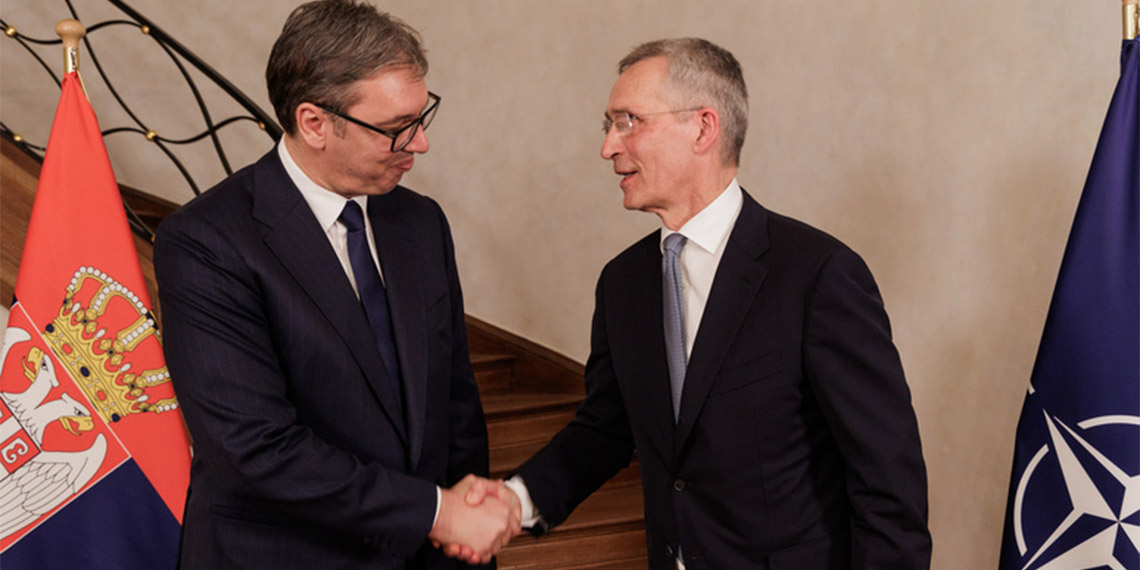 Jens Stoltenberg, Vucic ile Kosova konusunu görüştü