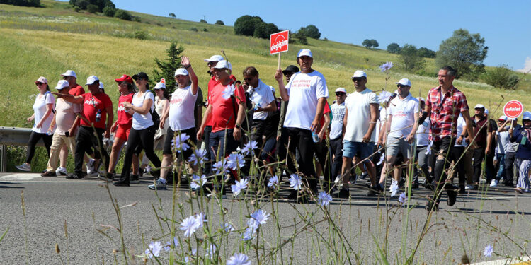 Değişim ve Adalet yürüyüşünde 3'üncü gün