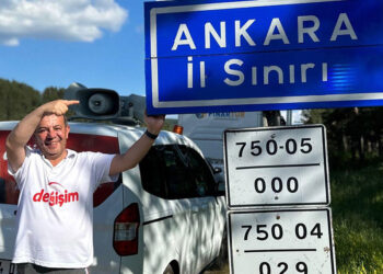 Tanju Özcan Ankara sınırına ulaştı