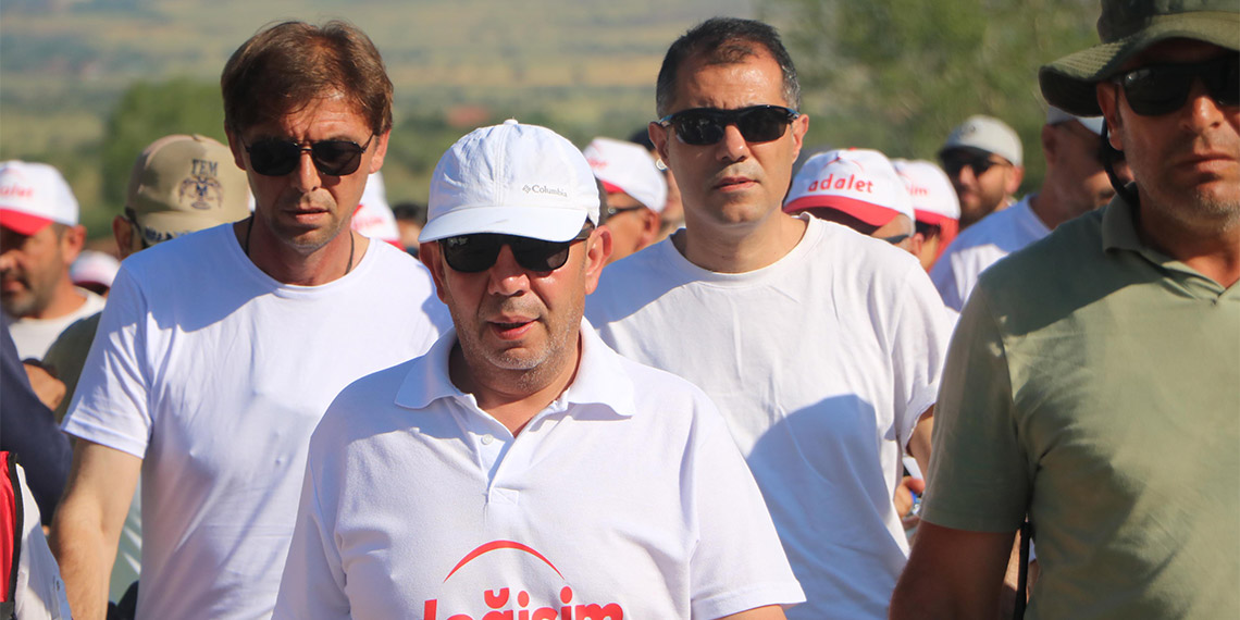 Değişim ve Adalet yürüyüşünün 4'ünci günü