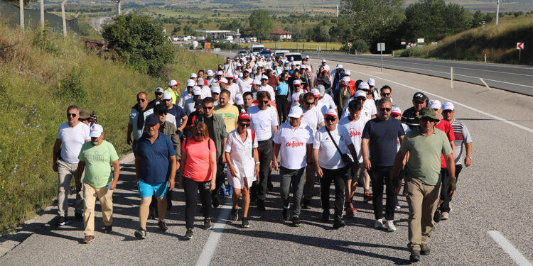 Değişim ve Adalet yürüyüşünün 4'ünci günü