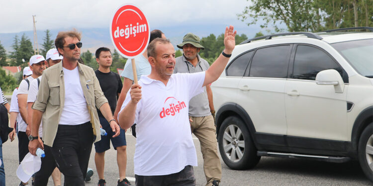 Değişim ve Adalet yürüyüşünde 7'nci gün
