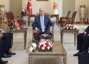 Numan Kurtulmuş Ürdün Başbakan Yardımcısını kabul etti