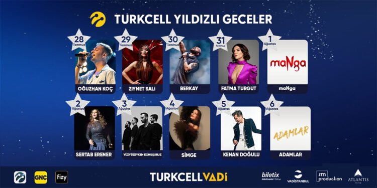 Turkcell Yıldızlı Geceler konserleri başladı