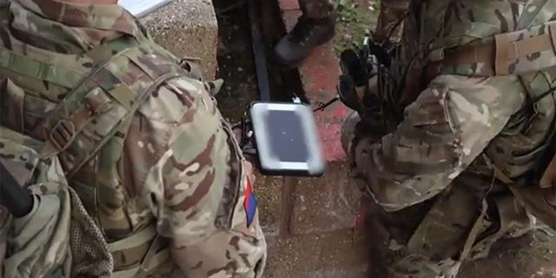 Ukraynalı askerlere İngiltere'de şehir çatışması eğitimi