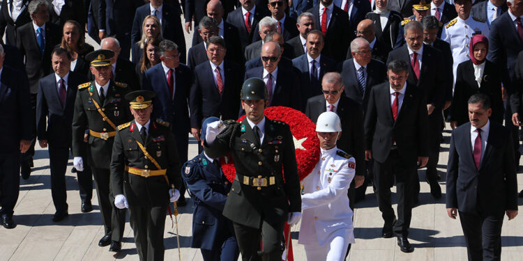 Anıtkabir'de 30 Ağustos töreni