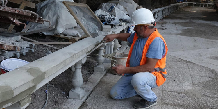 Atatürk Köşkü'nün restorasyonunda sona gelindi