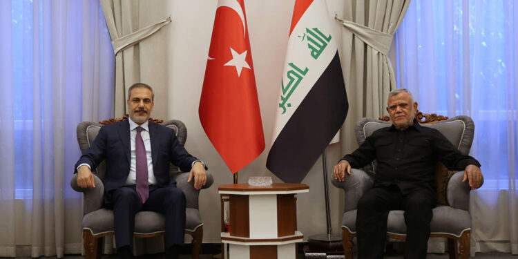 Bakan Fidan, Irak’ta Feith İttifakı lideri Amiri ile görüştü
