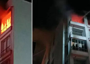Çanakkale'de apartmanın 5'inci katında patlama
