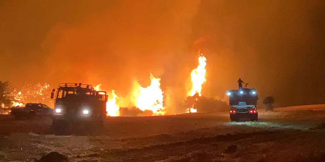 Canakkalede orman yangini cikti koyler bosaltildie - öne çıkan - haberton