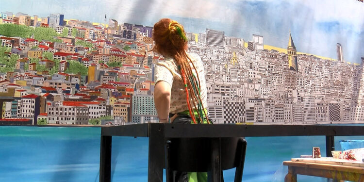 Cumhuriyet'in 100'ncü yılına özel dev tablo yapıyor