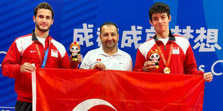 İbrahim Gündüz ve Talha Yiğenler dünya üçüncüsü oldu