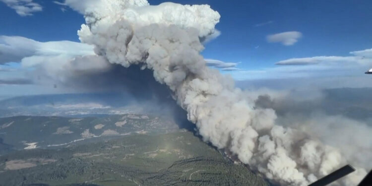 Kanada'da 2023’te 148 bin kilometrekare alan yandı