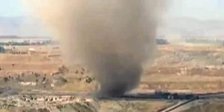 Kömür işletmesinde hortum