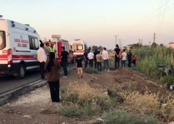 Mardin'de hafif ticari araç şarampole devrildi: 5 yaralı